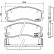 Brake Pad Set, disc brake P 24 024 Brembo, Thumbnail 3