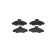 Brake Pad Set, disc brake P 24 029 Brembo, Thumbnail 3