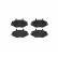 Brake Pad Set, disc brake P 24 033 Brembo