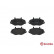 Brake Pad Set, disc brake P 24 033 Brembo, Thumbnail 3