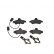 Brake Pad Set, disc brake P 24 038 Brembo, Thumbnail 3