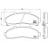 Brake Pad Set, disc brake P 24 041 Brembo, Thumbnail 3