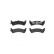 Brake Pad Set, disc brake P 24 042 Brembo, Thumbnail 2