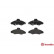 Brake Pad Set, disc brake P 24 045 Brembo, Thumbnail 2