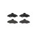 Brake Pad Set, disc brake P 24 045 Brembo, Thumbnail 3