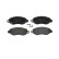Brake Pad Set, disc brake P 24 052 Brembo, Thumbnail 2