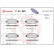Brake Pad Set, disc brake P 24 052 Brembo, Thumbnail 3