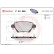 Brake Pad Set, disc brake P 24 059 Brembo, Thumbnail 3