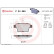 Brake Pad Set, disc brake P 24 063 Brembo, Thumbnail 3