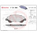 Brake Pad Set, disc brake P 24 065 Brembo, Thumbnail 3