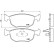 Brake Pad Set, disc brake P 24 069 Brembo, Thumbnail 2