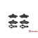 Brake Pad Set, disc brake P 24 070 Brembo, Thumbnail 3