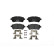Brake Pad Set, disc brake P 24 072 Brembo, Thumbnail 3