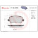 Brake Pad Set, disc brake P 24 078 Brembo, Thumbnail 3