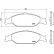 Brake Pad Set, disc brake P 24 082 Brembo, Thumbnail 2