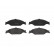 Brake Pad Set, disc brake P 24 082 Brembo