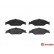 Brake Pad Set, disc brake P 24 082 Brembo, Thumbnail 3