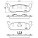 Brake Pad Set, disc brake P 24 083 Brembo, Thumbnail 2