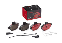 Brake pad set, disc brake P 24 147X Brembo