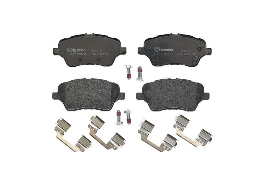 Brake Pad Set, disc brake P 24 151 Brembo, Image 3
