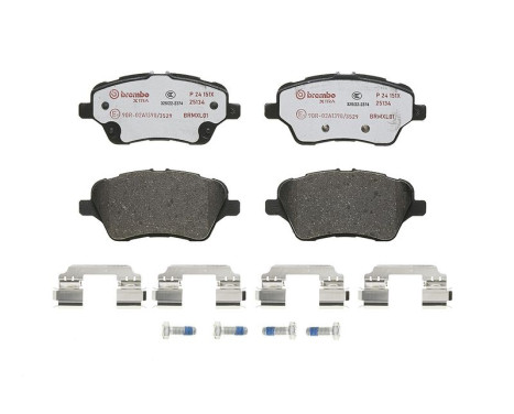 Brake pad set, disc brake P 24 151X Brembo