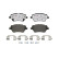 Brake pad set, disc brake P 24 151X Brembo