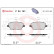 Brake pad set, disc brake P 24 151X Brembo, Thumbnail 2