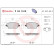 Brake pad set, disc brake P 24 151X Brembo, Thumbnail 4