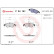 Brake Pad Set, disc brake P 24 161 Brembo, Thumbnail 3