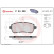 Brake Pad Set, disc brake P 24 203 Brembo, Thumbnail 2