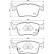 Brake Pad Set, disc brake P 24 218 Brembo
