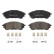 Brake pad set, disc brake P 24 225 Brembo