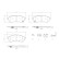 Brake pad set, disc brake P 24 225 Brembo, Thumbnail 2
