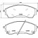 Brake pad set, disc brake P 24 225 Brembo, Thumbnail 2