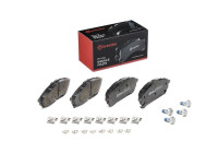 Brake pad set, disc brake P 24 235 Brembo