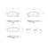 Brake pad set, disc brake P 24 235 Brembo, Thumbnail 4