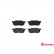 Brake Pad Set, disc brake P 28 006 Brembo, Thumbnail 2