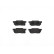 Brake Pad Set, disc brake P 28 008 Brembo, Thumbnail 3