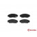 Brake Pad Set, disc brake P 28 016 Brembo, Thumbnail 3