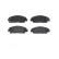 Brake Pad Set, disc brake P 28 021 Brembo