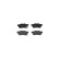 Brake Pad Set, disc brake P 28 025 Brembo, Thumbnail 3