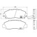 Brake Pad Set, disc brake P 28 026 Brembo, Thumbnail 3