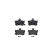 Brake Pad Set, disc brake P 28 027 Brembo, Thumbnail 3
