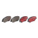 Brake pad set, disc brake P 28 035X Brembo, Thumbnail 3