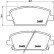 Brake Pad Set, disc brake P 28 037 Brembo, Thumbnail 3