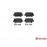 Brake Pad Set, disc brake P 28 038 Brembo, Thumbnail 3