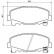 Brake Pad Set, disc brake P 28 043 Brembo, Thumbnail 2