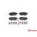 Brake Pad Set, disc brake P 28 046 Brembo, Thumbnail 2