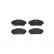 Brake Pad Set, disc brake P 28 048 Brembo, Thumbnail 3