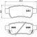 Brake Pad Set, disc brake P 28 062 Brembo, Thumbnail 2